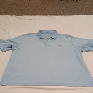 Tommy Bahama Island Zone Mens Polo Size XXL In Light Sky
